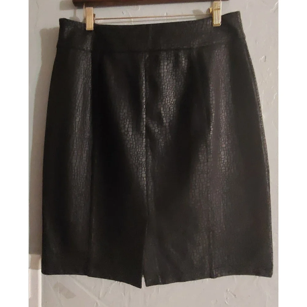 Chico's Skirts Women's Size 1 (M) ,Black Polyester,Skirts Pencil,15.5 Inch Waist - Picture 5 of 7